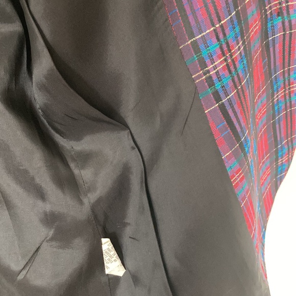 Talbots Depeche Vintage Plaid Blazer Size 10 - Picture 7 of 12